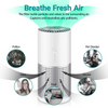 Mini purificatore d'aria bianco per allergie